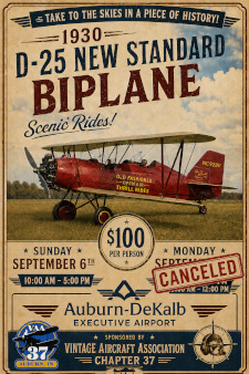 Biplane Rides at Auburn-DeKalb Executive Airport 2026