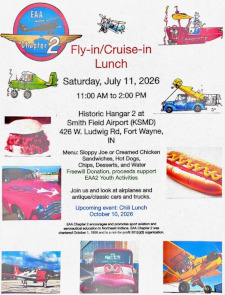 EAA 2 Fly-in Lunch July 11, 2026